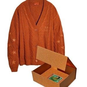 Taylor Swift- The Life of a Showgirl Cardigan/CD set. New in box M/L